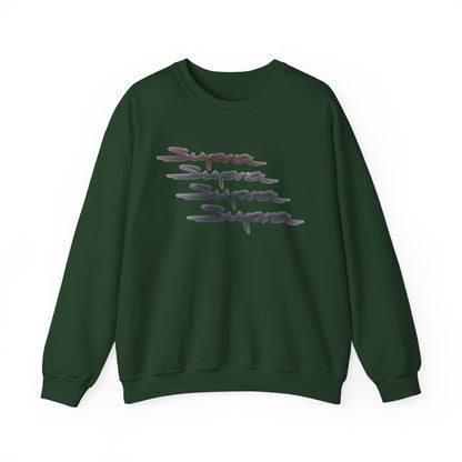 Supra Script Crewneck Sweatshirt — Streetwear Logo Pullover
